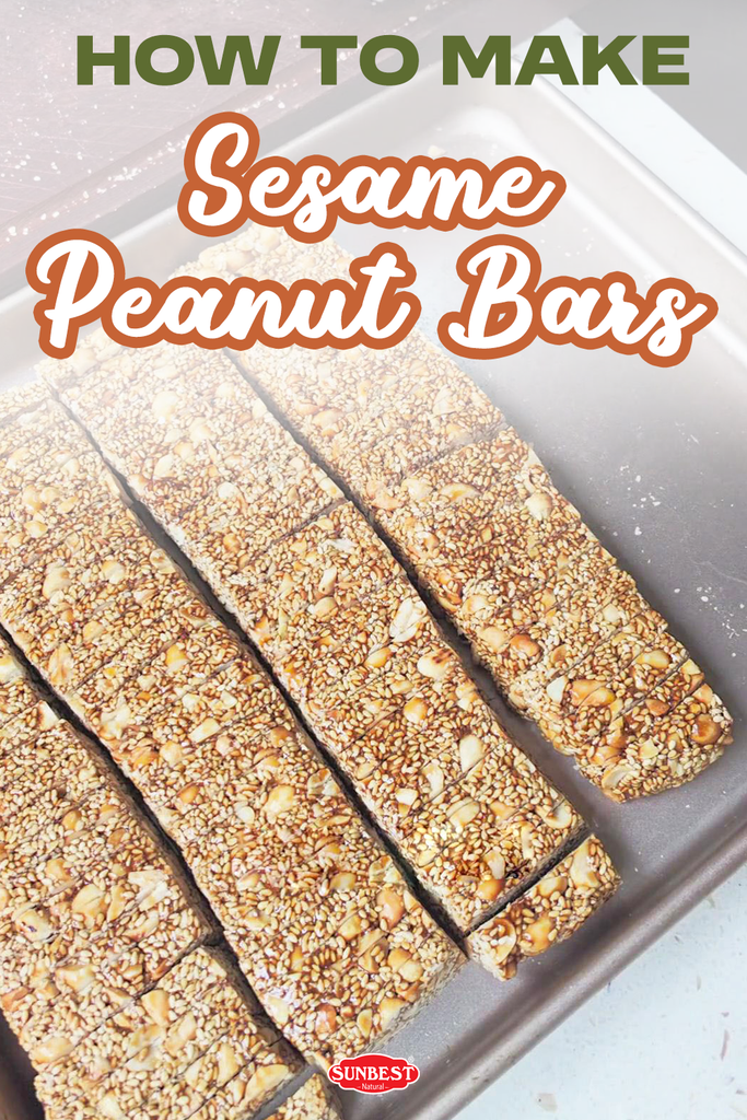 How to Make Sesame Peanut Bars