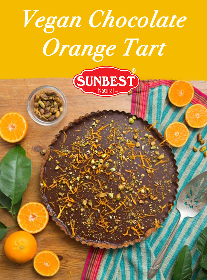 Vegan Chocolate Orange Tart