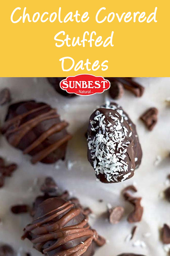 Chocolate Covered Stuffed Dates Recipe