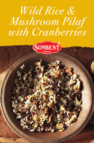 Wild Rice and Mushroom Pilaf With Cranberries