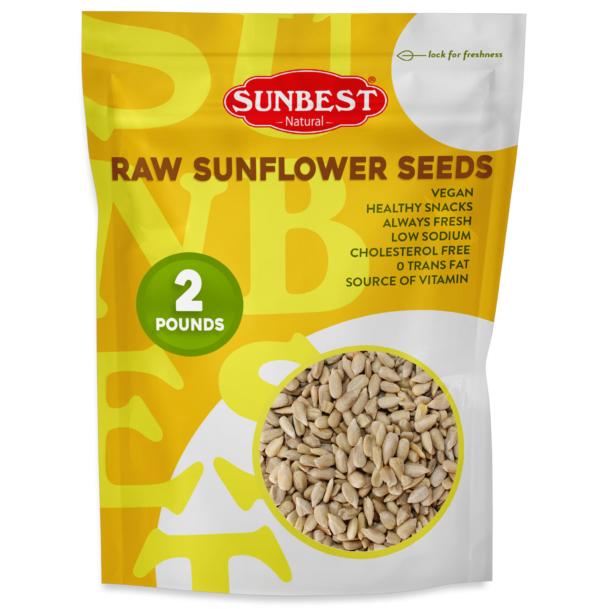 Raw Sunflower Seed Kernels 5 Pounds