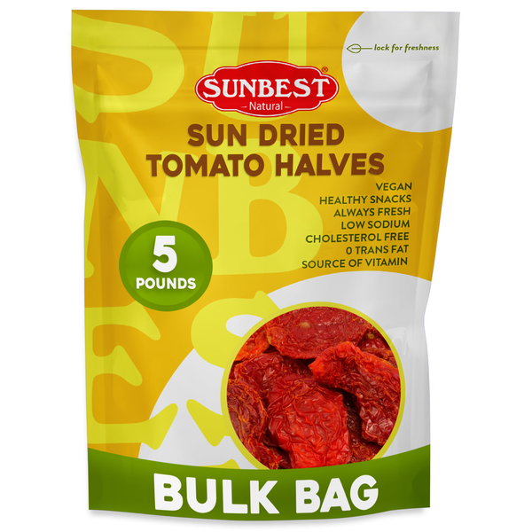 Dried Tomato Halves - 5 Pounds – Sunbest Natural