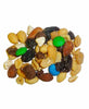 Trail Mix Fruits and Nuts (Raw Almonds, Raisins, Peanuts, and M&Ms)