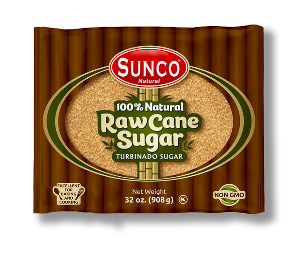 Sunco Natural Raw Sugar, Natural Raw Cane Sugar, Turbinado Sugar, Demerara Sugar 6 Lb Bulk (Pack of 2)